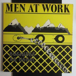 Men at Work, Business As Usual, VG+, Vintage, Vinyl, Album, Music, 80s